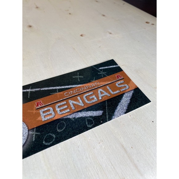 Cincinnati Bengals Bumper Sticker Football‎ NFL Brand Glitter Design Licensed - Picture 3 of 5